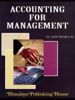 cover image of Accounting for Management